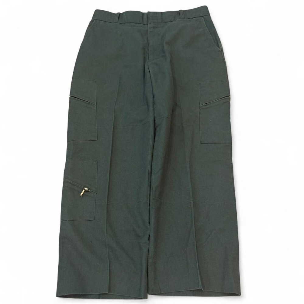 Flying Cross Military Green Chino Pants Men's Size 35x26.5 Utility Workwear Y2K